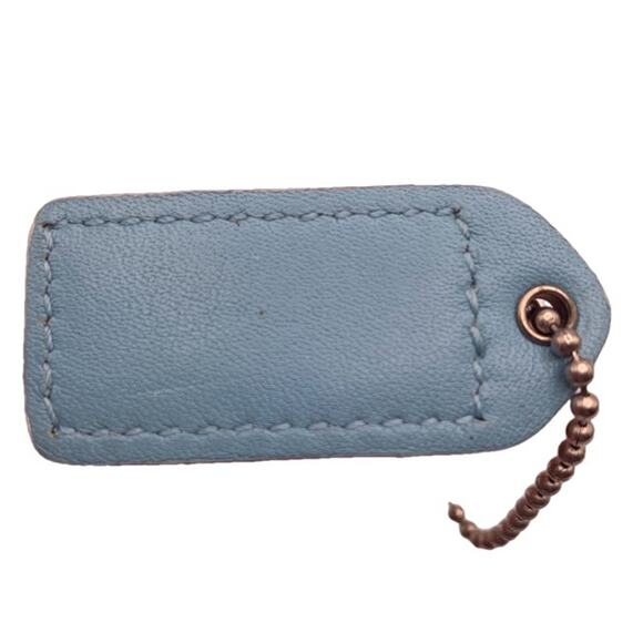y2k COACH Vintage Blue Replacement Hang Tag Bag - Picture 2 of 3